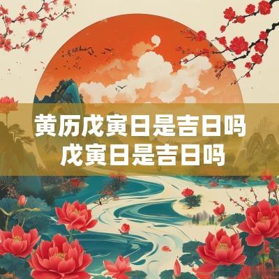 黄历戊寅日是吉日吗 戊寅日是吉日吗
