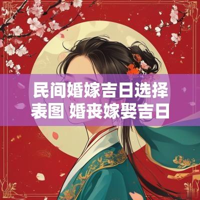 民间婚嫁吉日选择表图 婚丧嫁娶吉日大全表图
