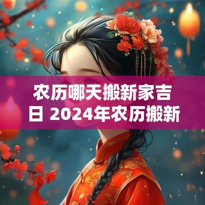 农历哪天搬新家吉日 2025年农历搬新家吉日一览表