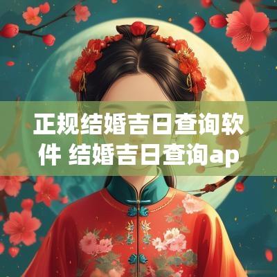 正规结婚吉日查询软件 结婚吉日查询app