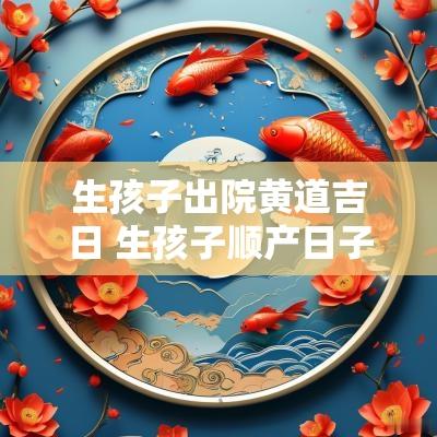 生孩子出院黄道吉日 生孩子顺产日子黄道吉日