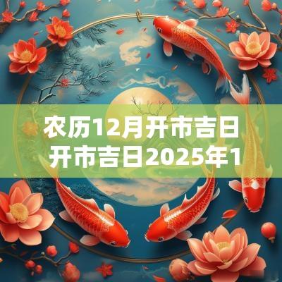 农历12月开市吉日 开市吉日2025年12月