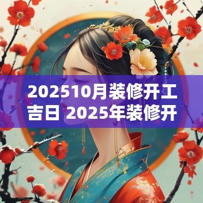 202510月装修开工吉日 2025年装修开工吉日