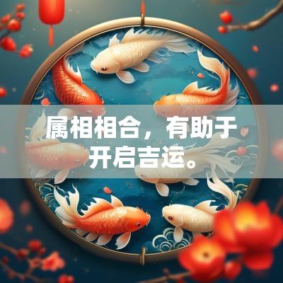 属相相合，有助于开启吉运。