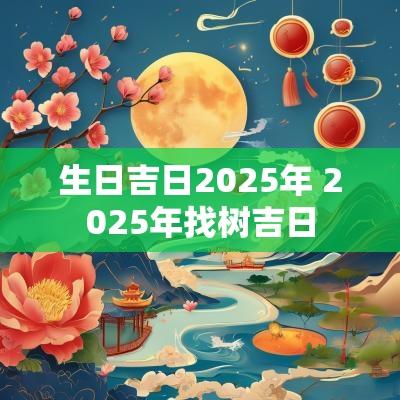 生日吉日2025年 2025年找树吉日
