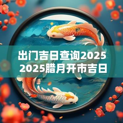 出门吉日查询2025 2025腊月开市吉日