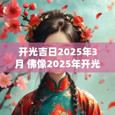 开光吉日2025年3月 佛像2025年开光吉日