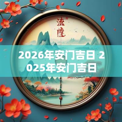 2026年安门吉日 2025年安门吉日