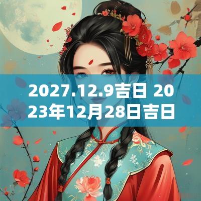 2027.12.9吉日 2025年12月28日吉日