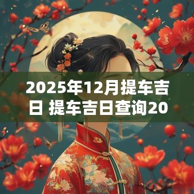 2025年12月提车吉日 提车吉日查询2025年12月