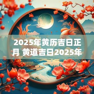 2025年黄历吉日正月 黄道吉日2025年正月一览表
