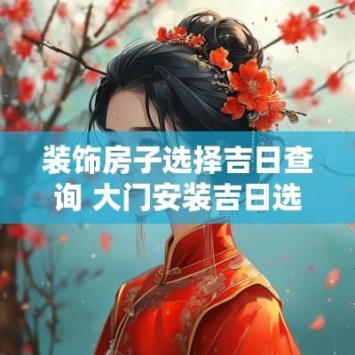 装饰房子选择吉日查询 大门安装吉日选择方法