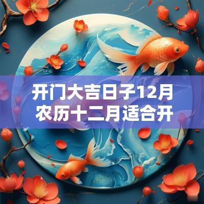 开门大吉日子12月 农历十二月适合开张的吉日