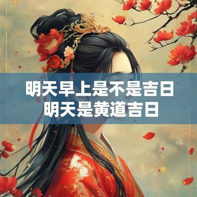 明天早上是不是吉日 明天是黄道吉日