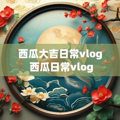 西瓜大吉日常vlog 西瓜日常vlog