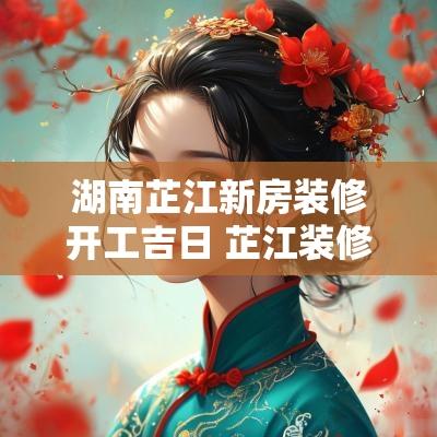湖南芷江新房装修开工吉日 芷江装修房子效果图