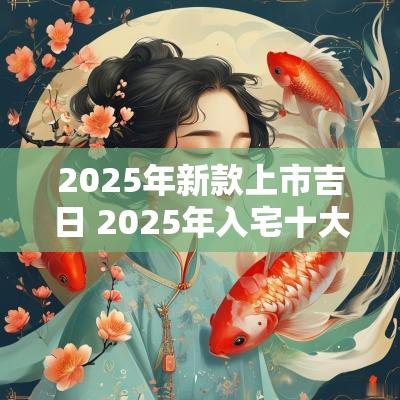 2025年新款上市吉日 2025年入宅十大吉日