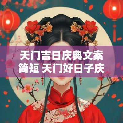 天门吉日庆典文案简短 天门好日子庆典
