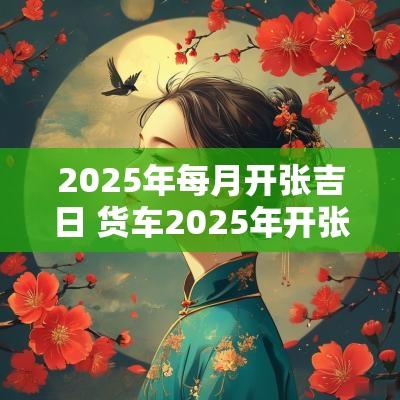 2025年每月开张吉日 货车2025年开张吉日