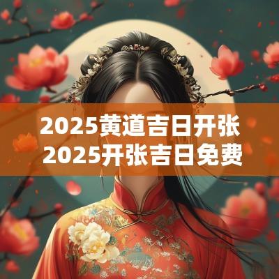 2025黄道吉日开张 2025开张吉日免费查询