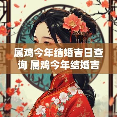 属鸡今年结婚吉日查询 属鸡今年结婚吉日查询最新