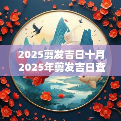 2025剪发吉日十月 2025年剪发吉日查询