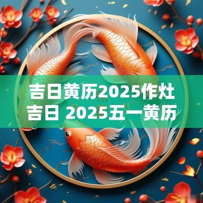 吉日黄历2025作灶吉日 2025五一黄历吉日查询