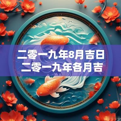 二零一九年8月吉日 二零一九年各月吉日