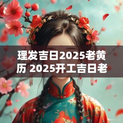 理发吉日2025老黄历 2025开工吉日老黄历