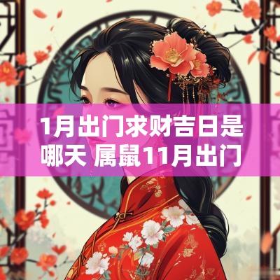 1月出门求财吉日是哪天 属鼠11月出门求财吉日