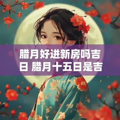 腊月好进新房吗吉日 腊月十五日是吉日吗