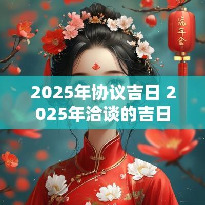 2025年协议吉日 2025年洽谈的吉日