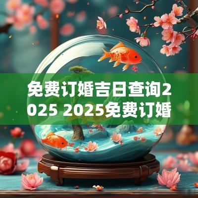 免费订婚吉日查询2025 2025免费订婚吉日查询