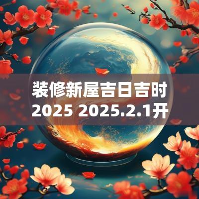 装修新屋吉日吉时2025 2025.2.1开工吉日