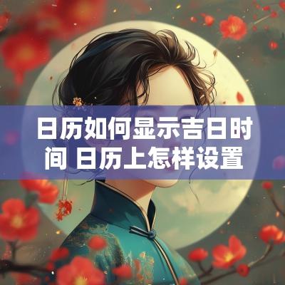 日历如何显示吉日时间 日历上怎样设置会显示良辰吉日