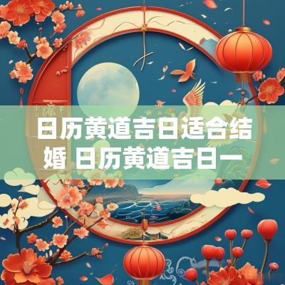 日历黄道吉日适合结婚 日历黄道吉日一览表2025