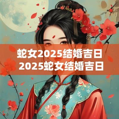 蛇女2025结婚吉日 2025蛇女结婚吉日查询