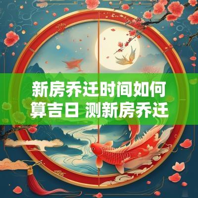 新房乔迁时间如何算吉日 测新房乔迁吉日