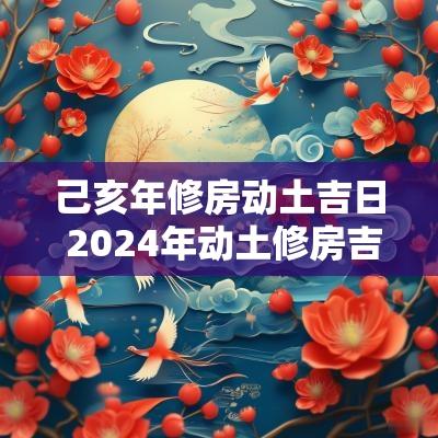 己亥年修房动土吉日 2025年动土修房吉日一览表