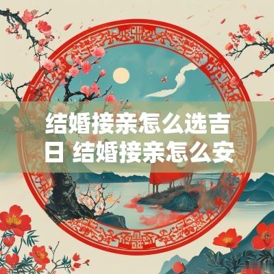 结婚接亲怎么选吉日 结婚接亲怎么安排人去接亲