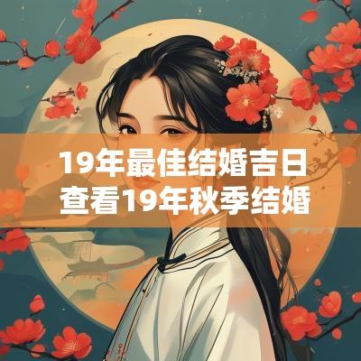 19年最佳结婚吉日 查看19年秋季结婚吉日