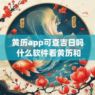 黄历app可查吉日吗 什么软件看黄历和吉时