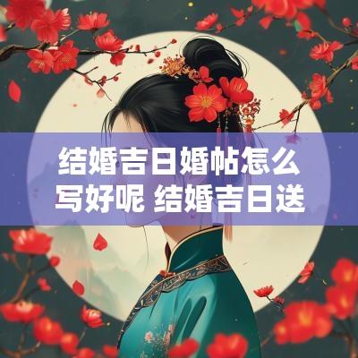 结婚吉日婚帖怎么写好呢 结婚吉日送女方婚帖怎么写