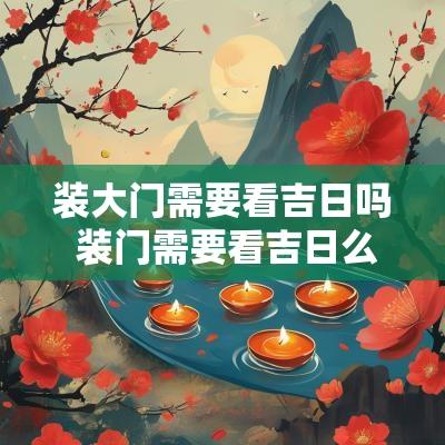 装大门需要看吉日吗 装门需要看吉日么