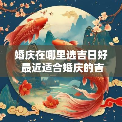 婚庆在哪里选吉日好 最近适合婚庆的吉日
