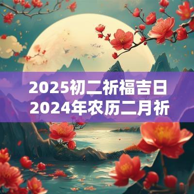 2025初二祈福吉日 2025年农历二月祈福吉日