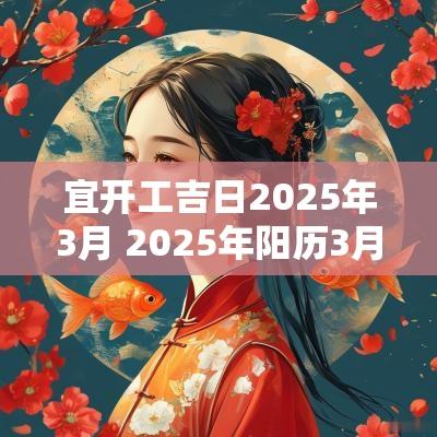 宜开工吉日2025年3月 2025年阳历3月安神吉日