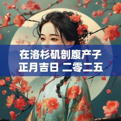 在洛杉矶剖腹产子正月吉日 二零二五年正月剖腹产生孩子吉日