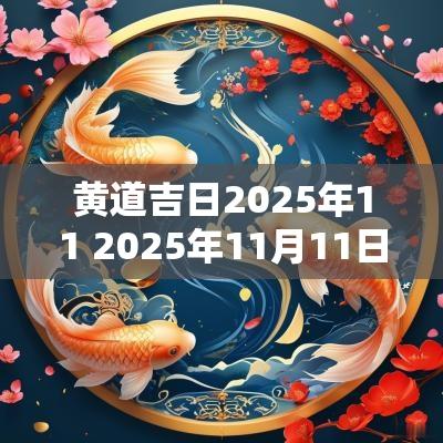 黄道吉日2025年11 2025年11月11日