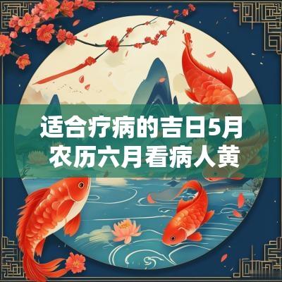 适合疗病的吉日5月 农历六月看病人黄道吉日